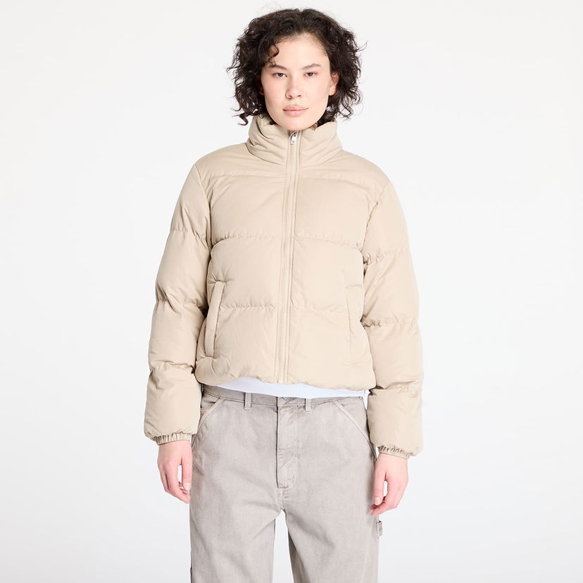 Pufferjacka Urban Classics Short Puffer Jacket Beige | TB4759-04732
