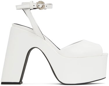 Sneakers och skor Coperni Bridge Platform Sandals Vit | COPSH14463, 0