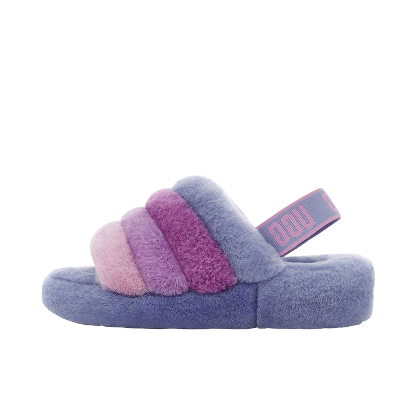 Sneakers och skor UGG Fluff Yeah Slide Cornflower Multi Flerfärgad | 1097169-CWMT