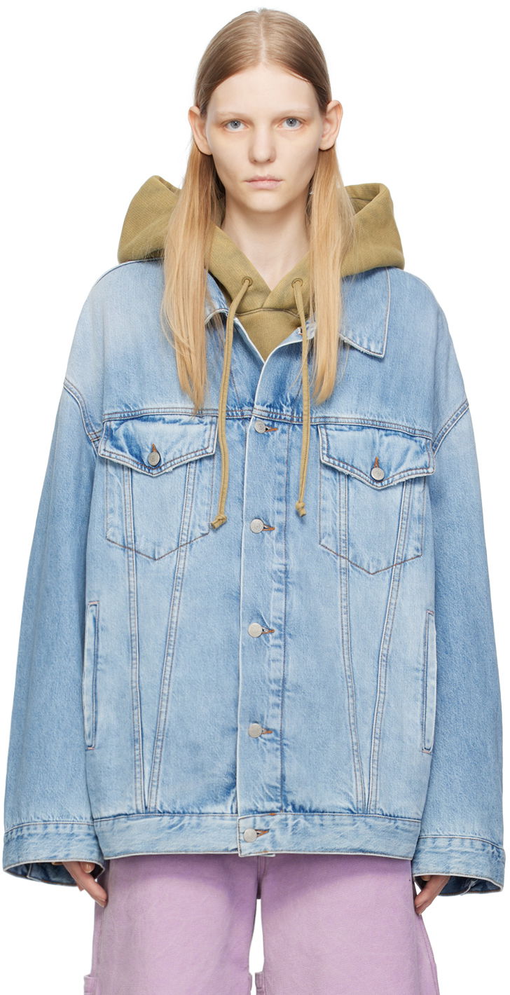 Kläder Acne Studios Loose Fit Denim Blå | C90094-