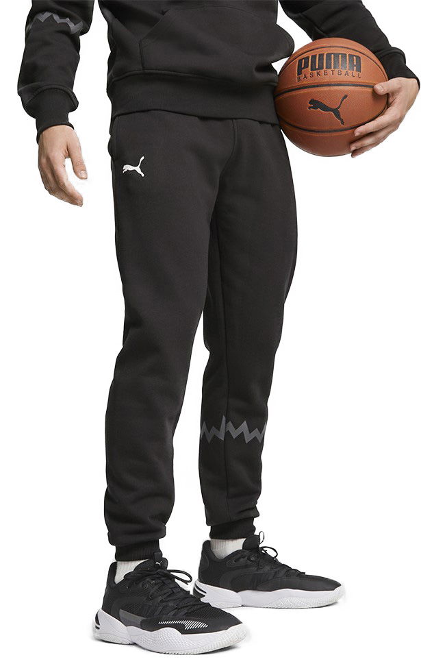 Träningsbyxor Puma Hoops Team Sweat Pant Svart | 676649-01