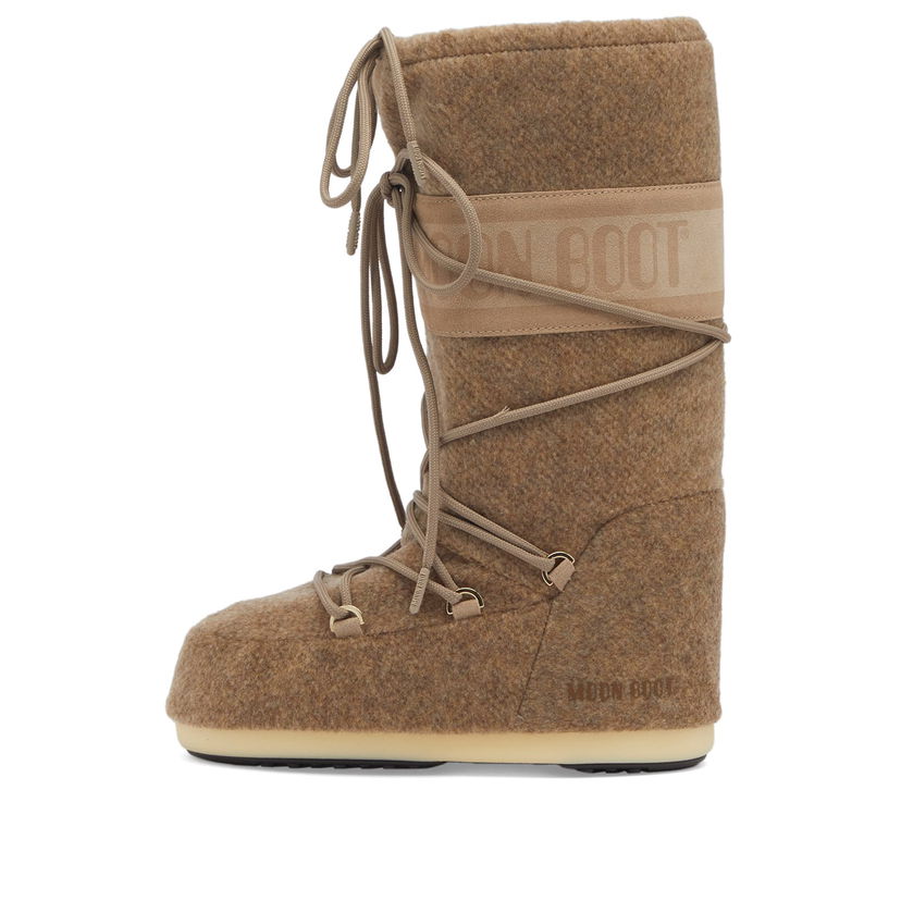 Sneakers och skor Moon Boot Moon Boot Icon Felt Boots Brun | 80D1402960-L017