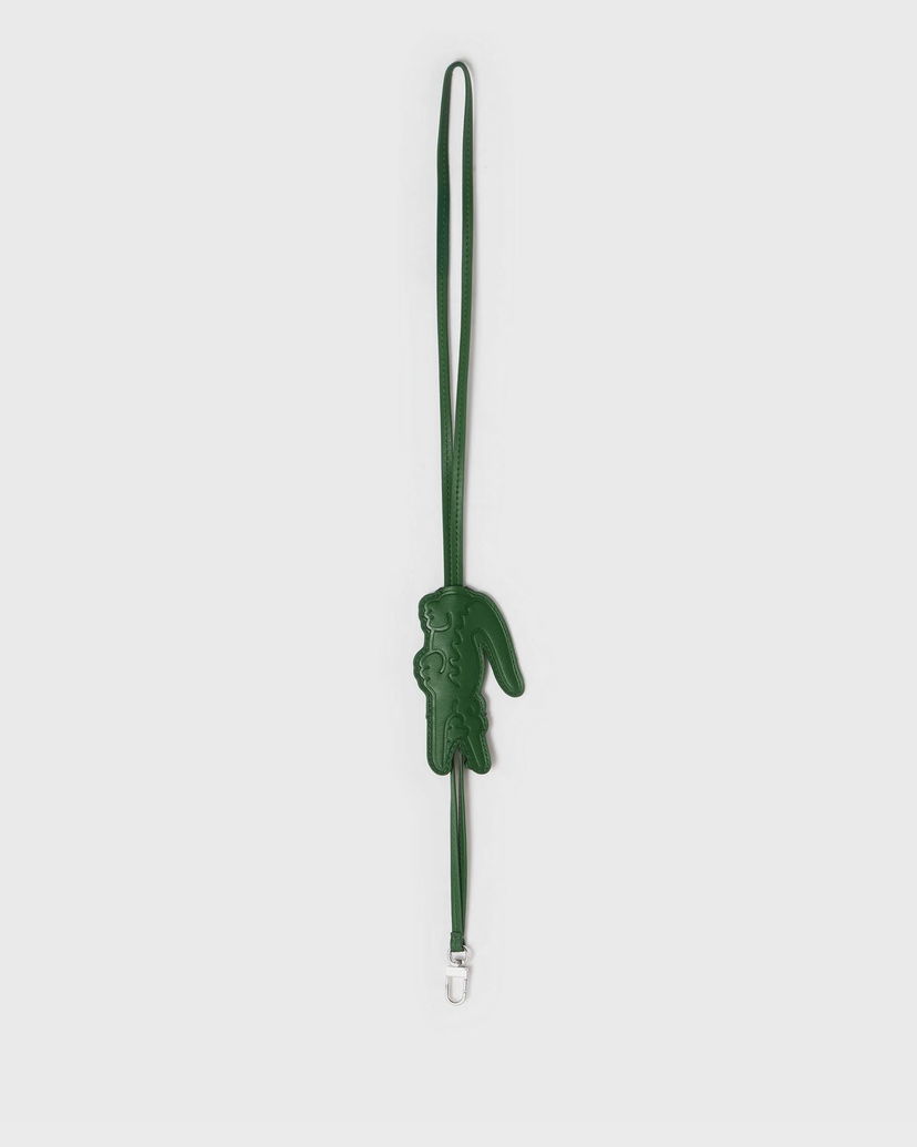 Nyckelringar Lacoste Crocodile Leather Key Holder Grön | NU5136HN-B01