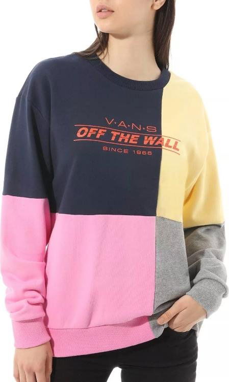 Sweatshirt Vans Crewneck Sweatshirt Rosa | vn0a4dqnvdj1