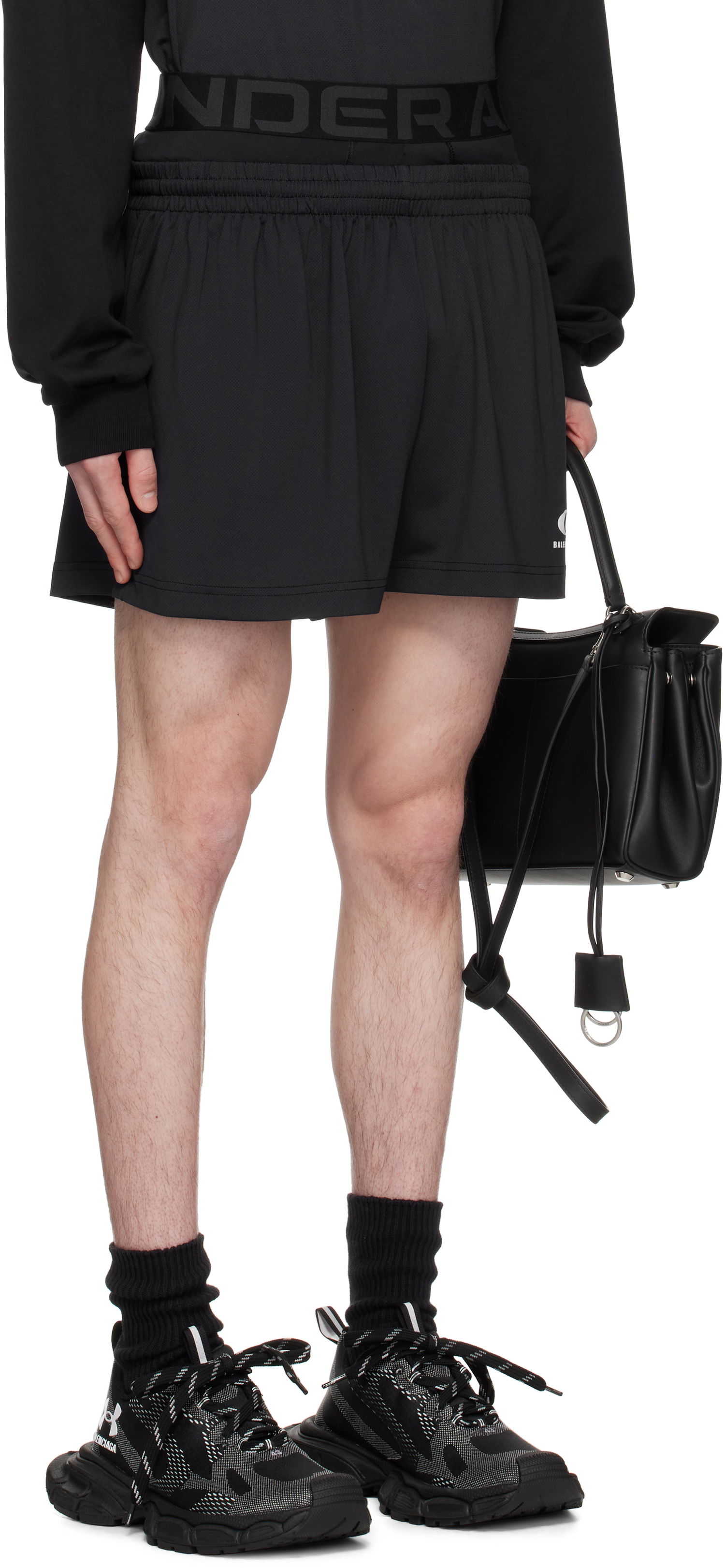 Shorts Balenciaga Under Armour Edition Running Shorts Svart | 815709TRVY1, 1