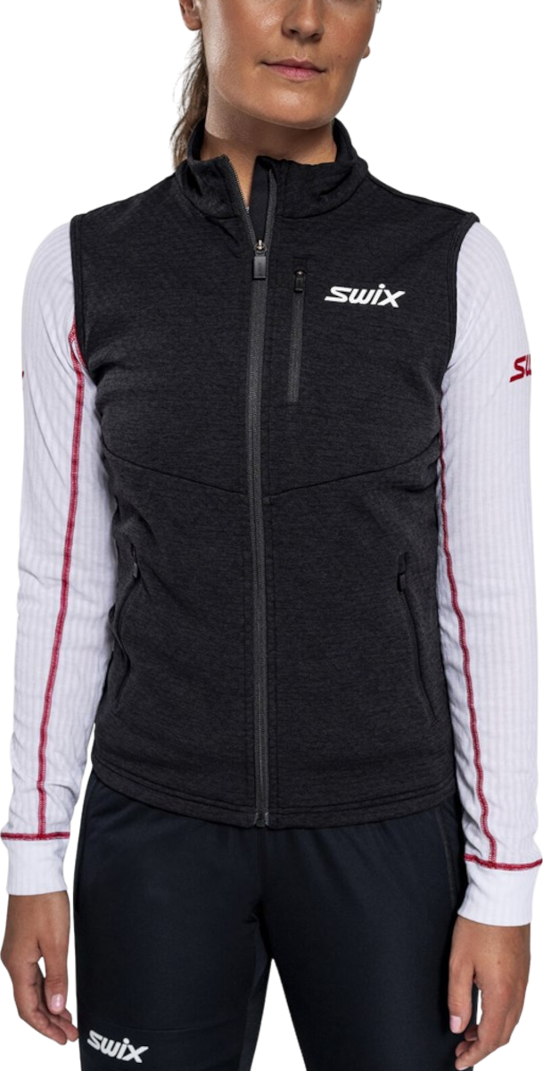 Väst SWIX Swix Dynamic Midlayer Vest Svart | 10085-23-10000, 0