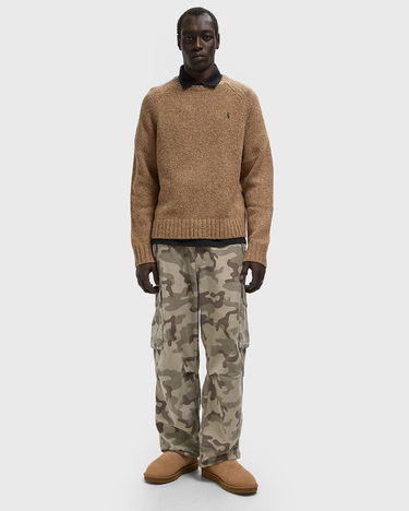 Sweater Polo by Ralph Lauren Knitted Raglan Crew Neck Pullover Beige | 710982142002, 2