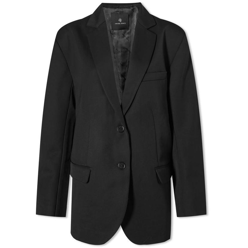 Jacka Anine Bing Quinn Blazer Jacket Svart | A-01-7073-001