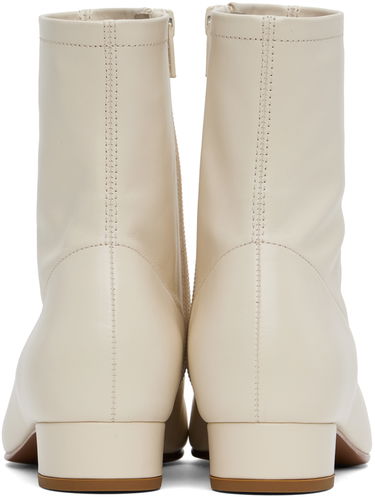 Kläder BY FAR BY FAR Este Ankle Boots Vit | 16605-07-EBWHTL, 1