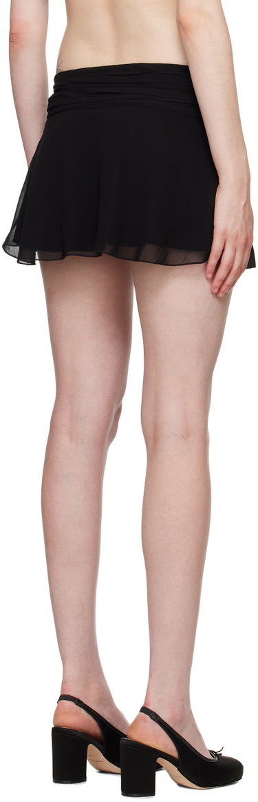 Kjol GUIZIO Guizio Slit Mini Skirt Svart | H23313W034, 2