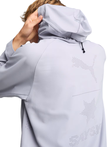 Vindjacka Puma Puma x Saysky Hooded Running Jacket Grå | 526842-71, 2