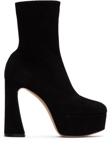 Sneakers och skor Gianvito Rossi Suede Platform Ankle Boots Svart | G73174.70RIC.CAM, 0