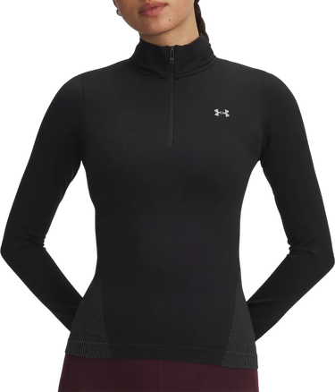 T-shirt Under Armour Long Sleeve Vanish Seamless Quarter Zip Top Svart | 6000644-003, 0