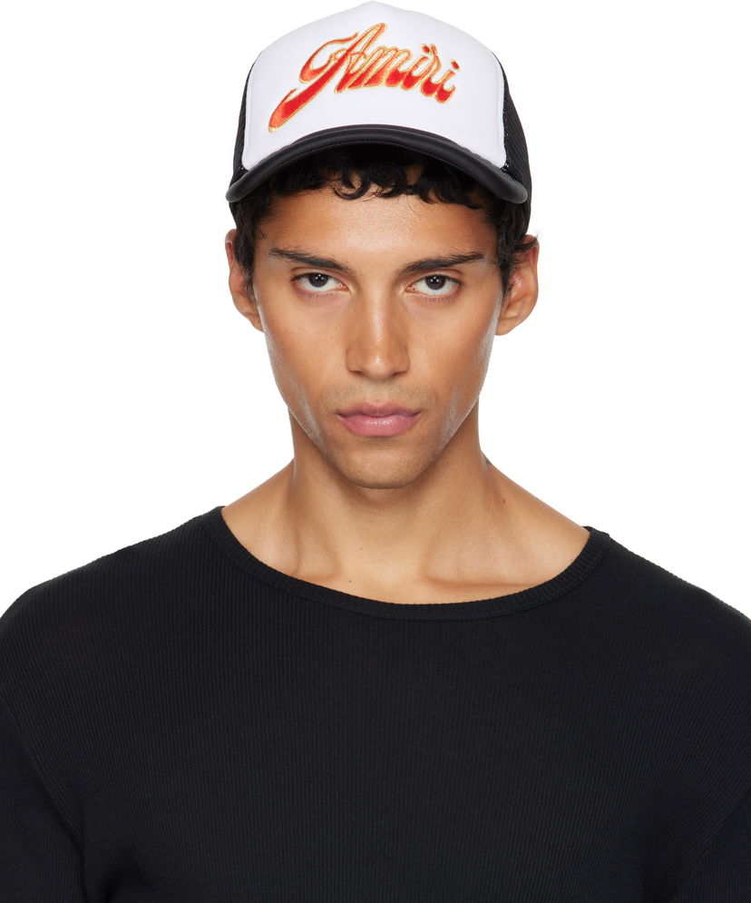 Keps AMIRI AMIRI Groovy Trucker Cap Vit | AMHATR1041