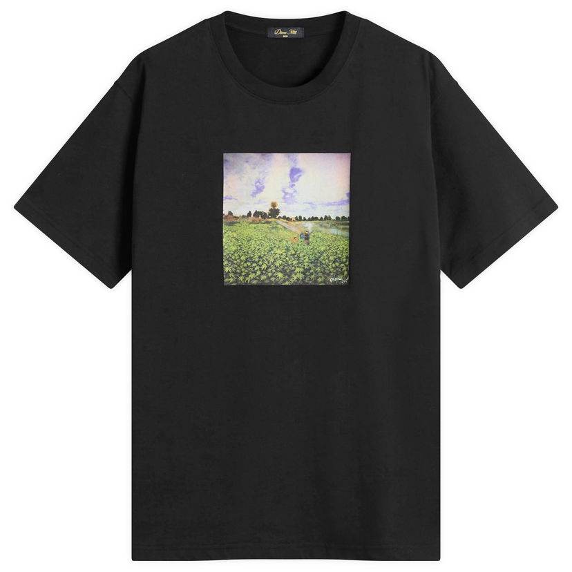 T-shirt Dime Dime Field Trip T-Shirt, Size Large Svart | DIME2SP2554BLK