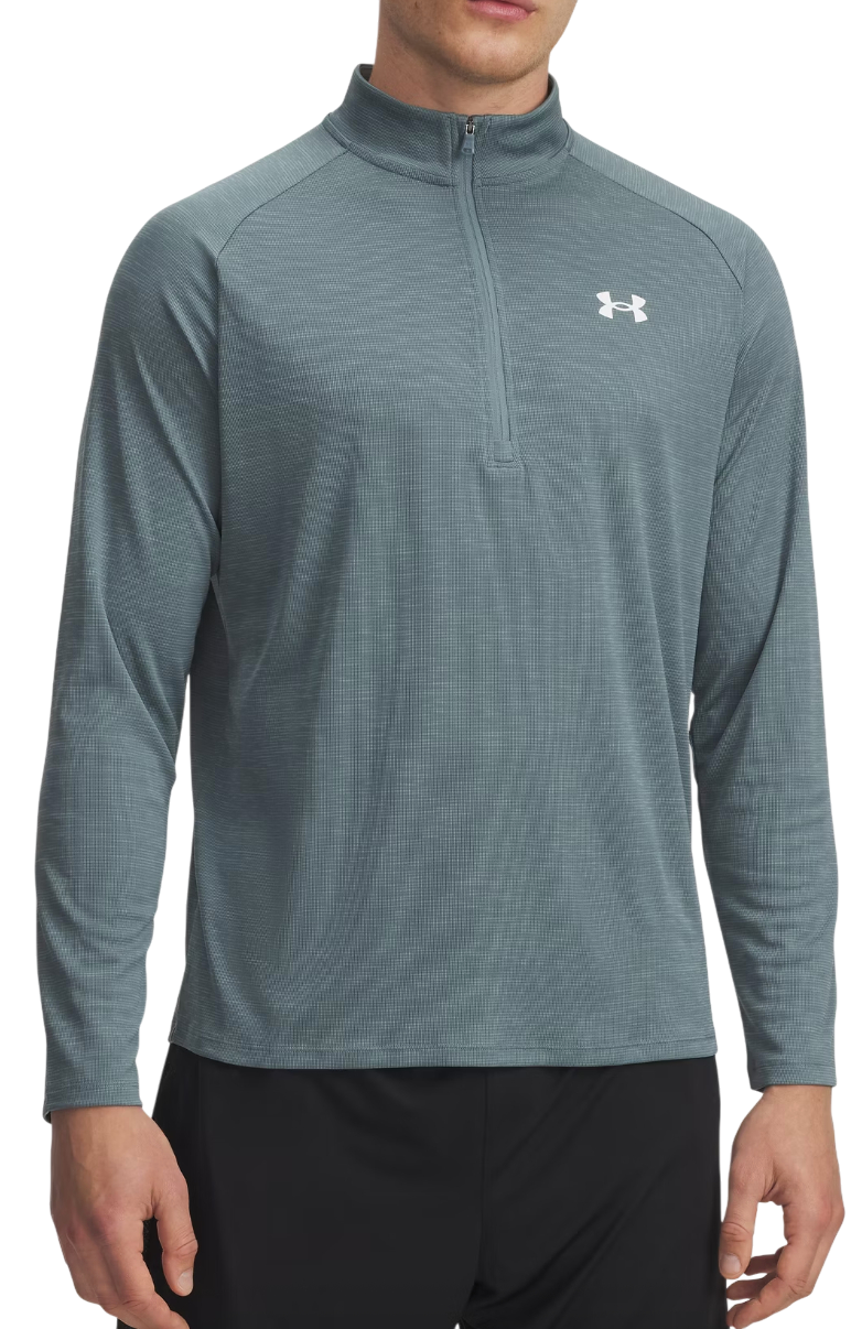 Sweatshirt Under Armour Tech Textured Half-Zip Pullover Turkos | 1382797-587
