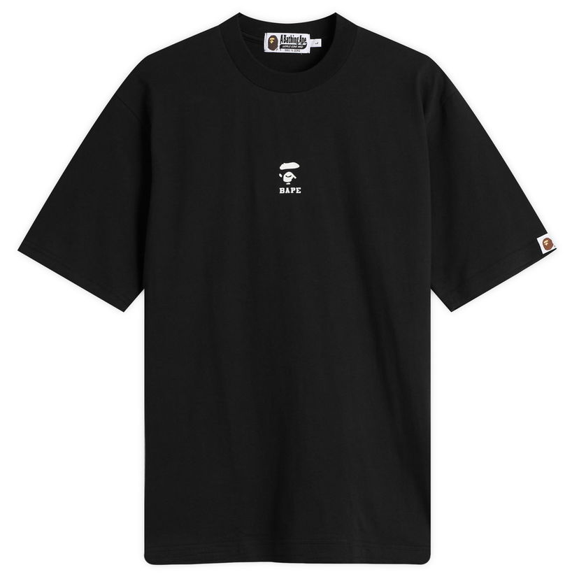 T-shirt BAPE Ape Face Shrunk T-Shirt Svart | 001CSL801309M-BLK