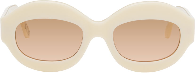 Solglasögon Marni RETROSUPERFUTURE Edition Ik Kil Cenote Sunglasses by Marni Vit | 01U