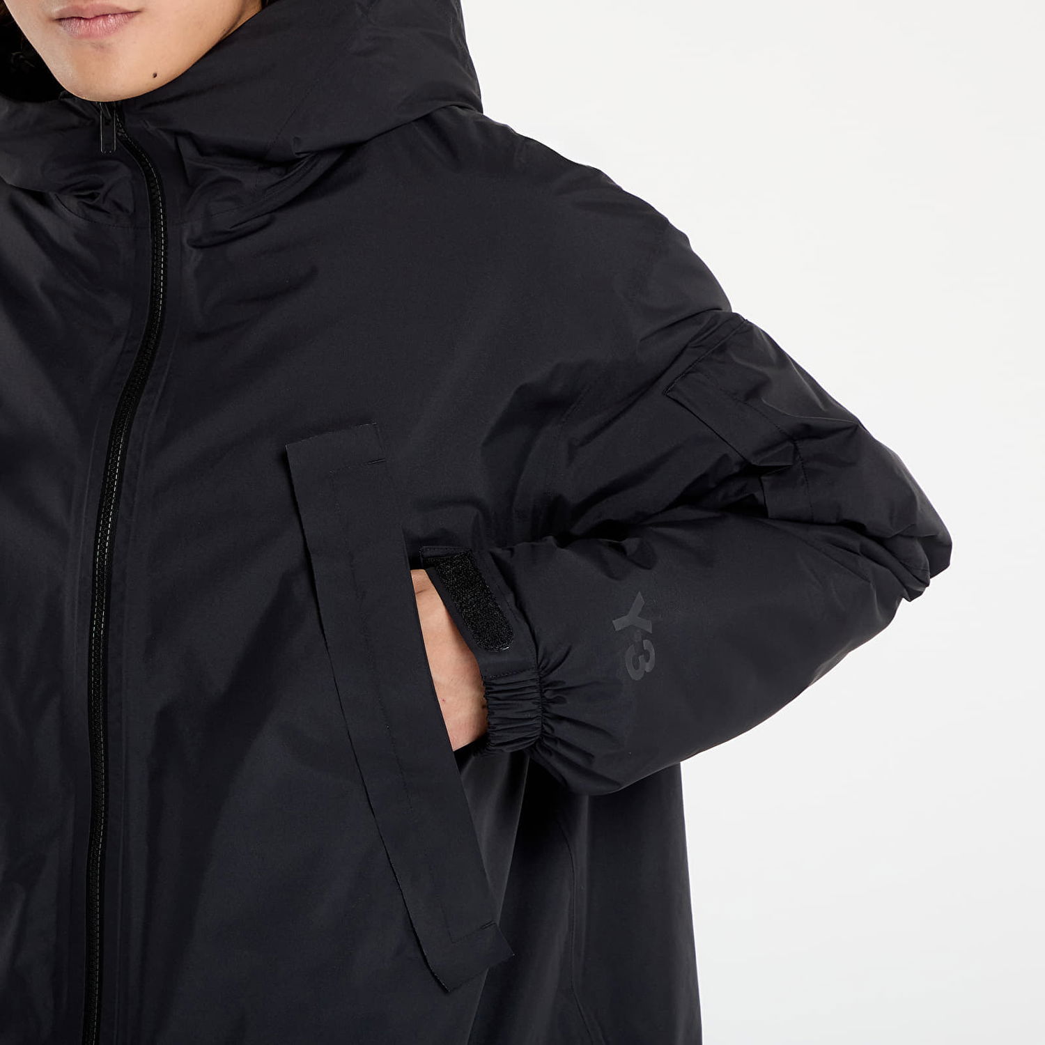 Jacka Y-3 Y-3 Graphic Hooded Jacket Svart | JW4619, 1