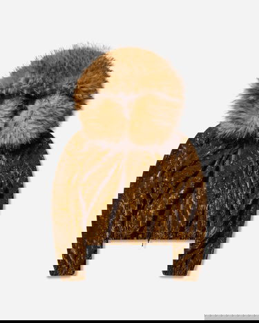 Sweatshirt GUESS Faux Fur Trim Crushed Velour Hoodie Brun | W5BQ04W0260 G1EM, 1