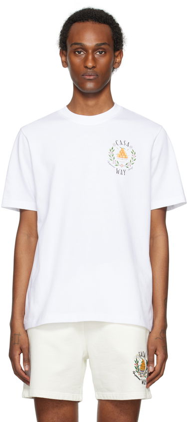 T-shirt Casablanca 'Casa Way' T-Shirt Vit | MPS24-JTS-001-02, 0