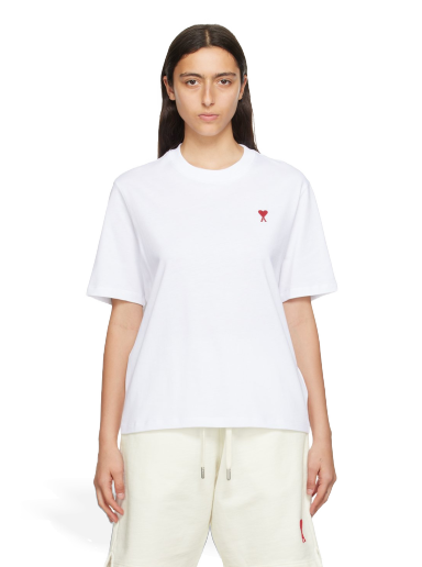 T-shirt AMI T-Shirt Vit | BFUTS005.726