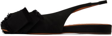 Sneakers och skor LANVIN Lanvin Slingback Ballerina Flats Svart | FW-FSMA02-SATN-A24, 2