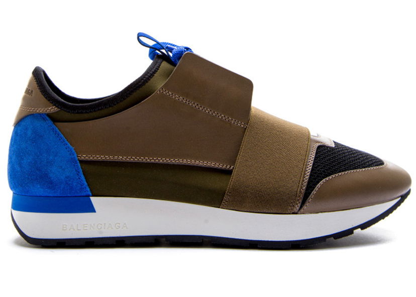 Sneakers och skor Balenciaga Race Runner "Brown Black Blue" Brun | 535391 W0YXS 3263