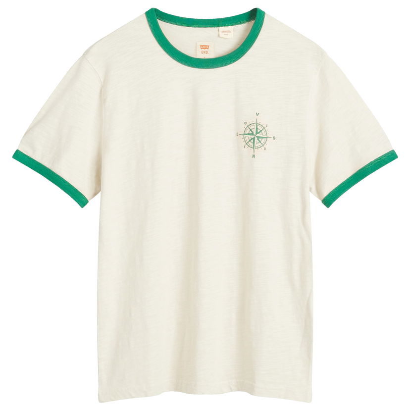 T-shirt Levi's Ringer 'Mount Rambler' T-Shirt Vit | A9512-0000
