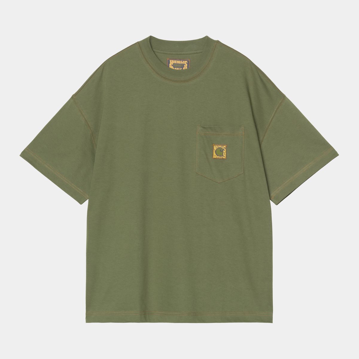 T-shirt Carhartt WIP Nicholas Daley Logo T-Shirt Grön | I035275_9, 0