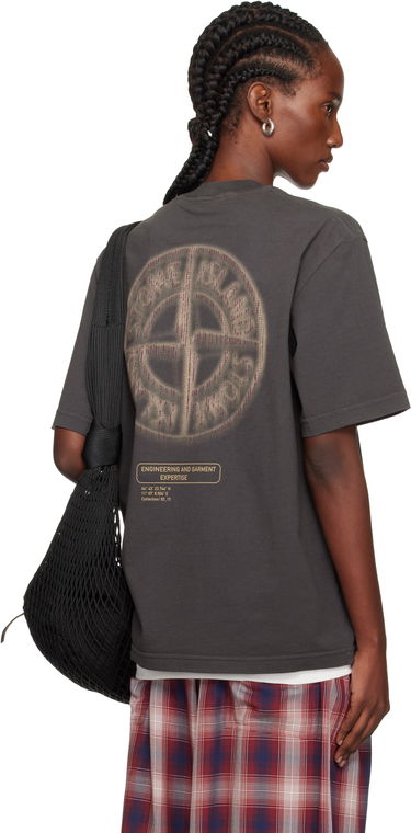 T-shirt Stone Island Stone Island Combed Organic Cotton Jersey T-Shirt Grå | K2S15 2100037 S0197, 2