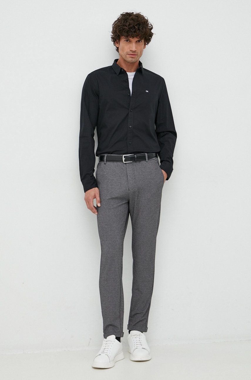 Skjorta CALVIN KLEIN Shirt Svart | K10K110856.9BYY, 1