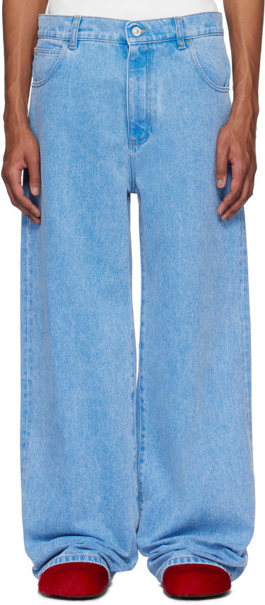 Jeans Marni Marni Organic Wide-Leg Jeans Blå | PUJU0103A0 USCW91, 0