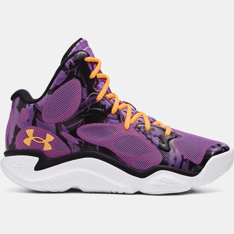 Basketboll Under Armour Unisex Curry Spawn FloTro Basketballschuhe Provence Purpur | 3027372-500