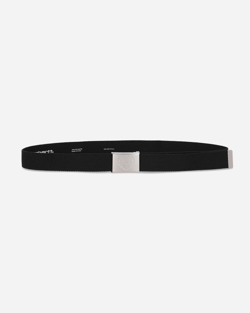 Bälten Carhartt WIP Heart Clip Webbing Belt Svart | I034631 0M4XX