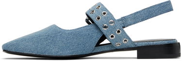 Kläder rag & bone rag & bone Astra Slingback Ballerina Flats Blå | WFF24SF002UB2, 2