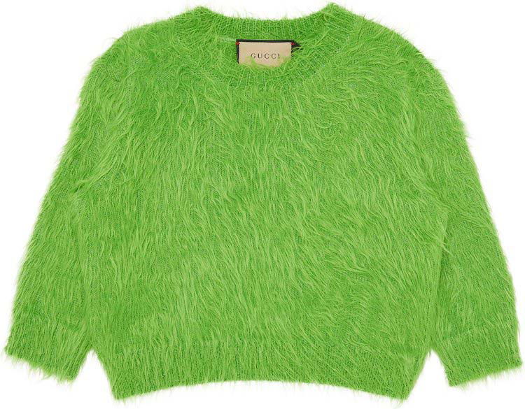 Sweater Gucci Brushed Wool Knit Sweater Green Grön | 695655 XKCEN 3601, 0