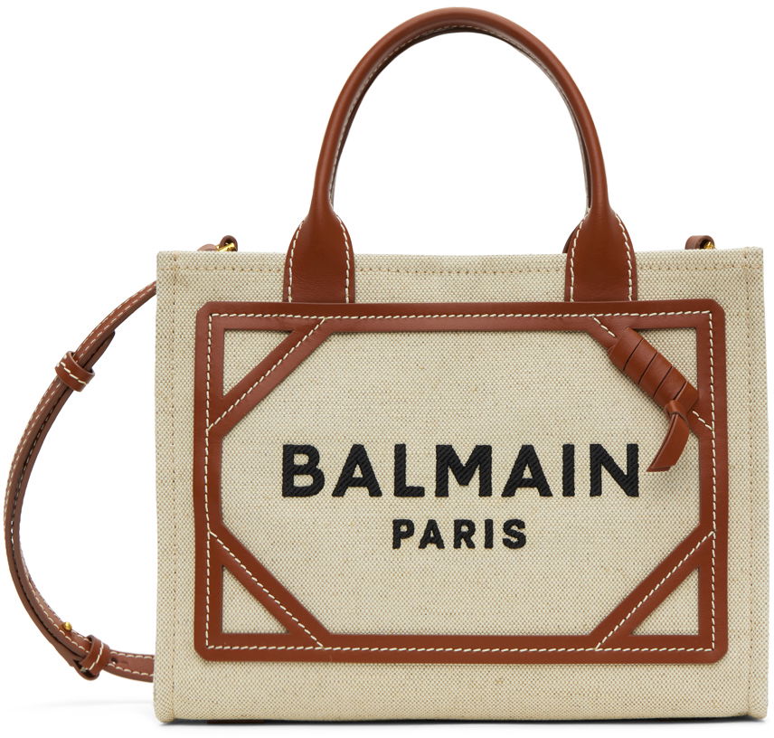 Handväska Balmain B-Army Small Bag Beige | CN1FE809TDCS, 0