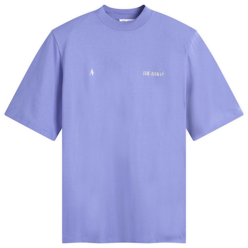 T-shirt The Attico The Attico Kilie Oversized Logo T-Shirt, Size 42 Purpur | 241WCT173