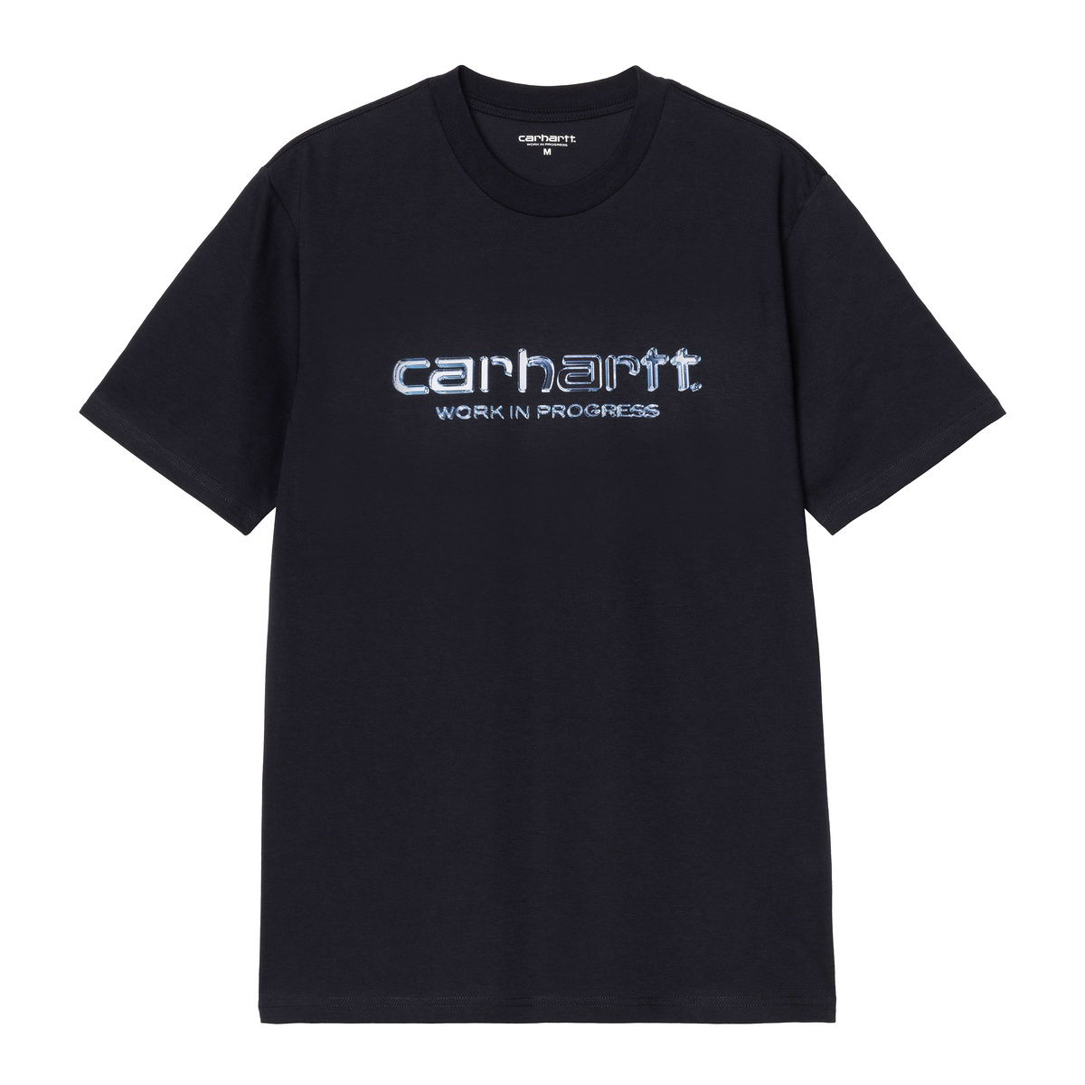 T-shirt Carhartt WIP Short Sleeve Solar Chrome Script T-Shirt WIP Mörkblå | I035205_9, 0