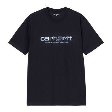 T-shirt Carhartt WIP Short Sleeve Solar Chrome Script T-Shirt WIP Mörkblå | I035205_9, 0