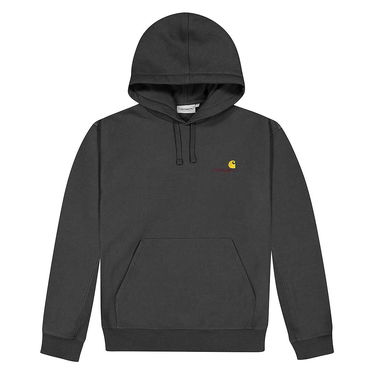 Sweatshirt Carhartt WIP Hooded American Script Sweat Svart | I028279-blk, 1