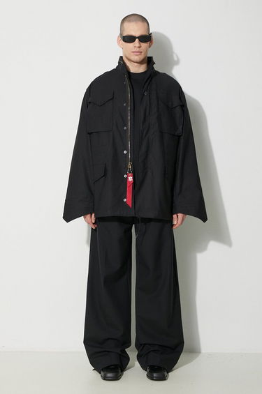 Parkas Alpha Industries M-65 Oversize Jacket Svart | 100103, 1