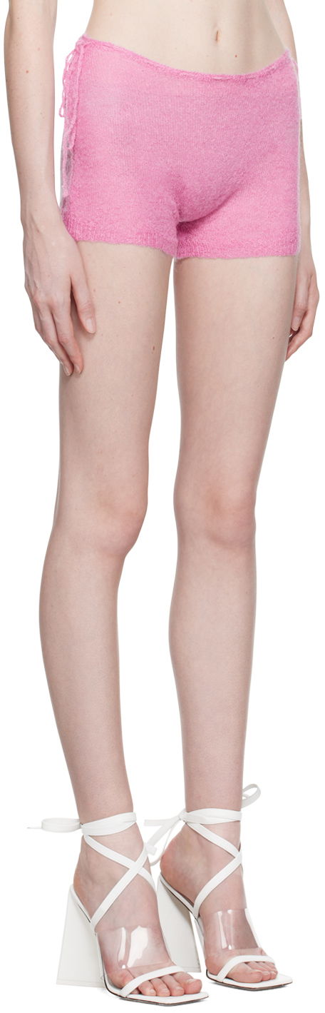 Shorts GUIZIO Guizio Side Tie Shorts Rosa | H23607S018, 1