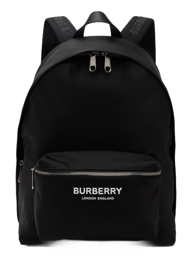 Ryggsäck Burberry Logo Svart | 8063495