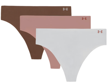 Trosor Under Armour Under Armour SOLID 3 Pack Thong Rosa | 1383893-014, 0