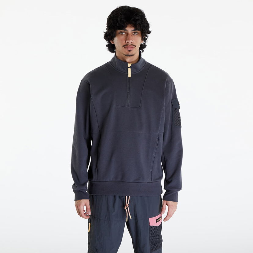 Sweatshirt Columbia Painted Peak Fleece 1/4 Zip Sweatshirt Shark Mörkblå | 2074521011