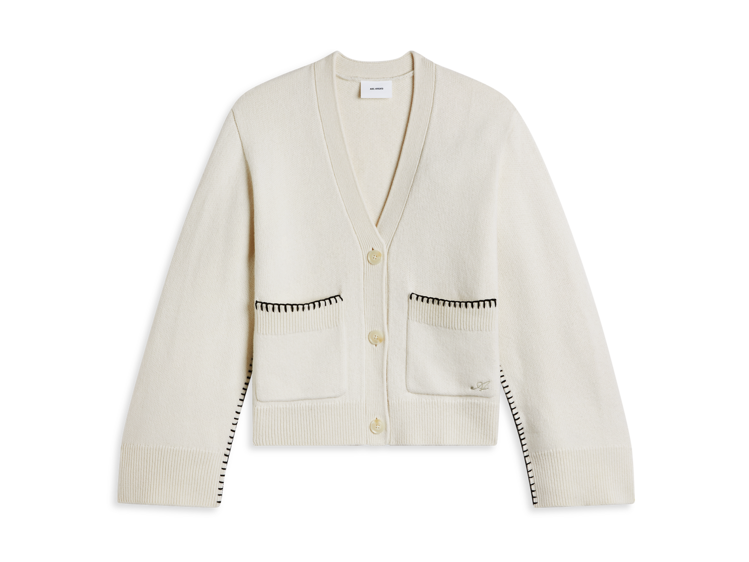 Sweater AXEL ARIGATO Glaze Relaxed Cardigan Beige | A2134002, 0
