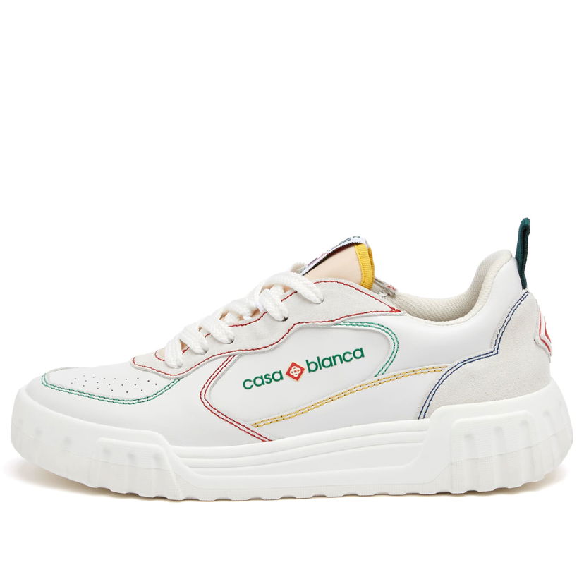 Sneakers och skor Casablanca Court Sneaker W Vit | APS25-SNK-017-02W