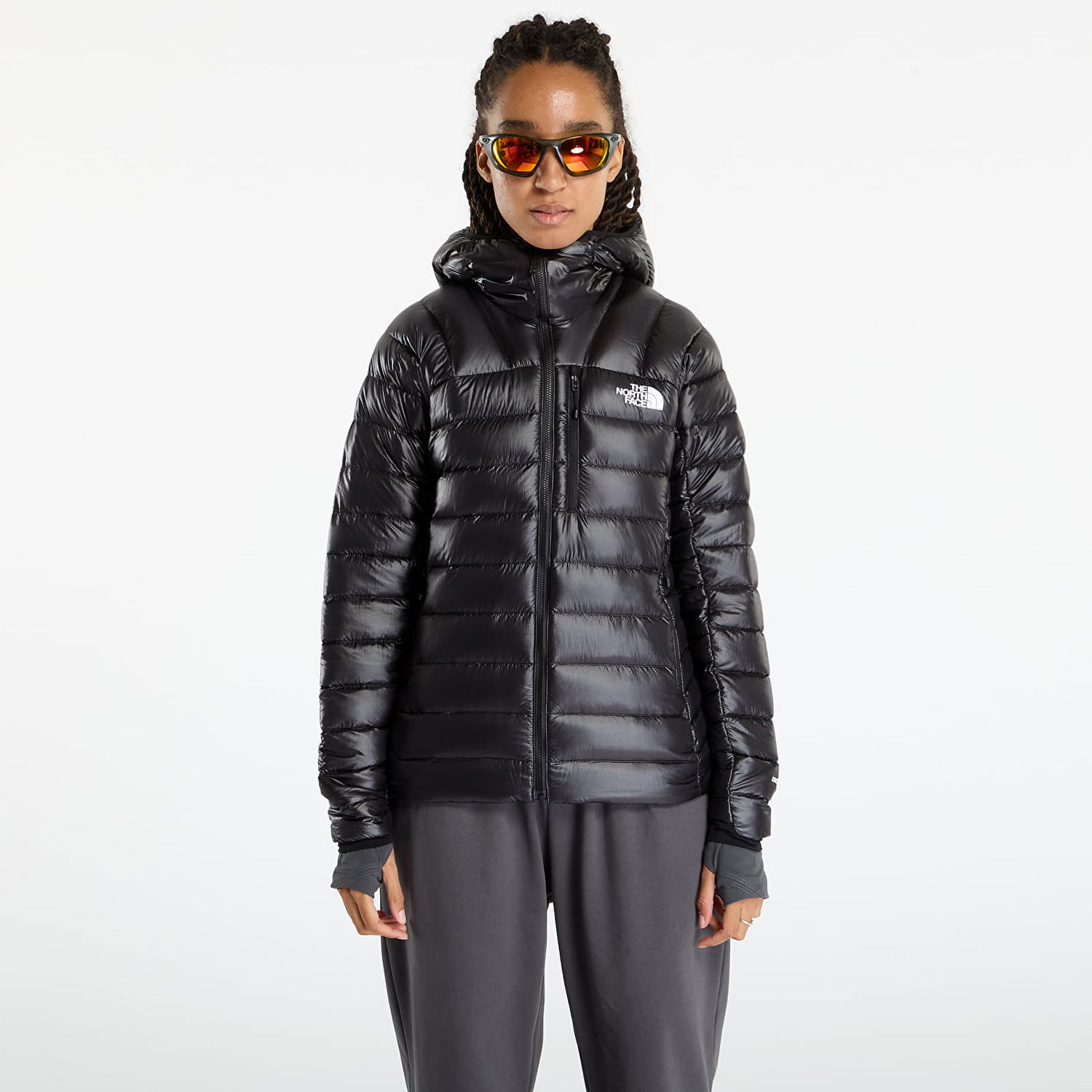 Pufferjacka The North Face Summit Breithorn Hooded Down Jacket Svart | NF0A8805JK31, 0